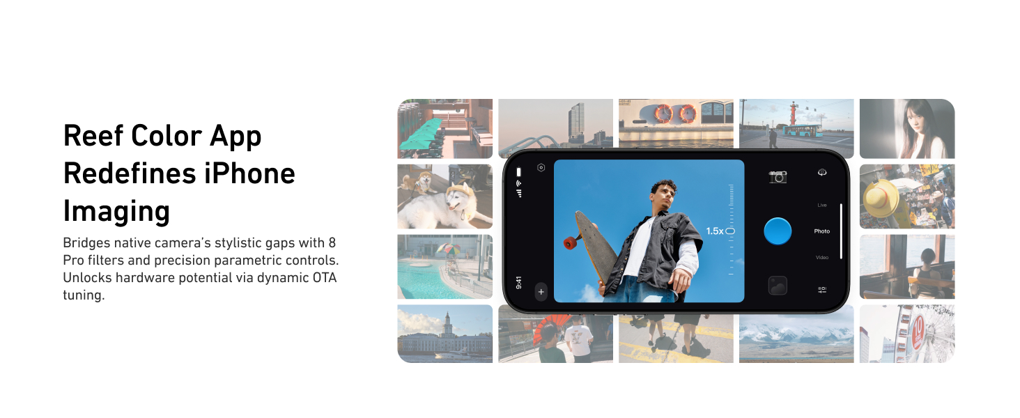 magnetic phone camera grip