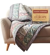 Maison d' Hermine Throw Blanket for Couch Lightweight Soft Warm Breathable Cotton Throw Blankets ...