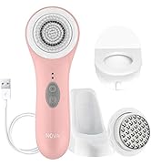 Spa Sciences NOVA - Patented Sonic Facial Cleansing Brush &amp; Exfoliating System (Not a Spin Brush)...