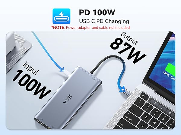 usb adapter usb docking station hdmi usb hub type c dp hub adapter dongle for dell hp lenovo pc