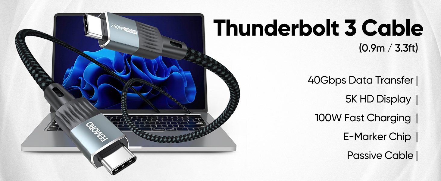 TB3 Cable 3Ft