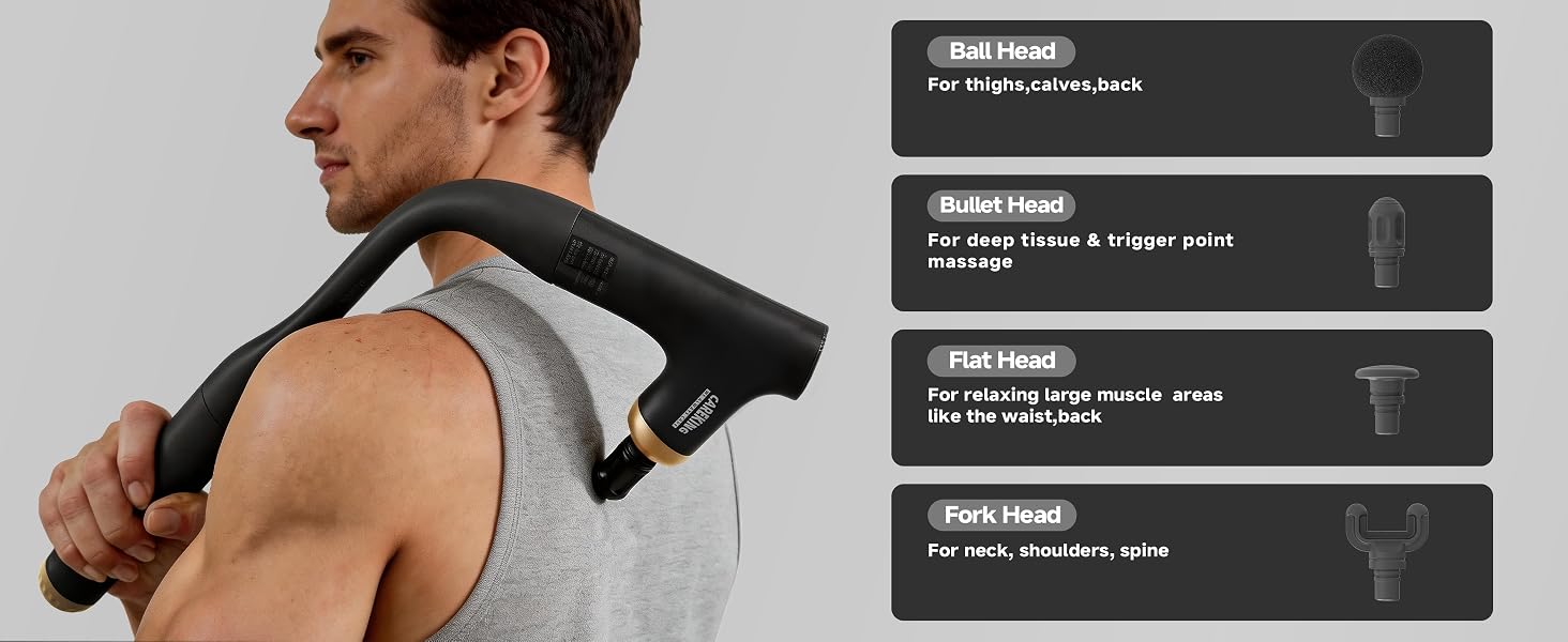 back massager for pain relief deep tissue