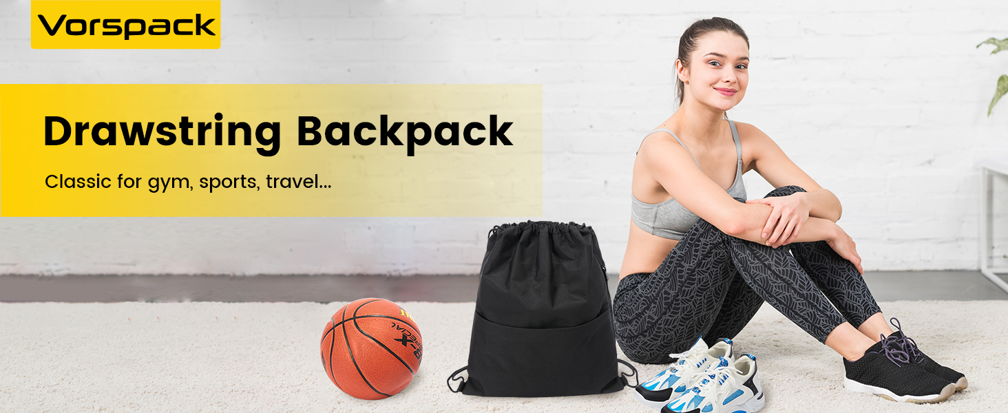 drawstring backpack