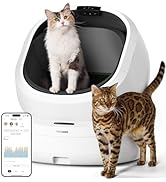 PETLIBRO Luma Automatic Cat Litter Box AI Waste Analysis, Open-Top Litter Robot Self Cleaning Lit...