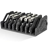 QUEENLINK Pistol Rack for Gun Safe, Handgun Rack Pistol Stand Holder, Gun Cabinet Accessories Sto...