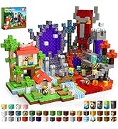 Annexfun Magnetic Blocks - 400PCS Magnetic Building Blocks Toys Forest Portal, Magnetic Tiles Kid...