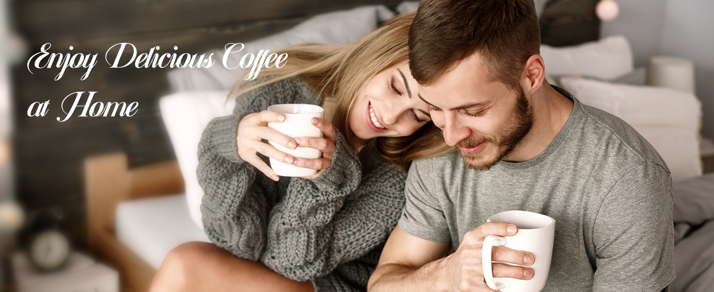 Enjoy delicious coffee at home