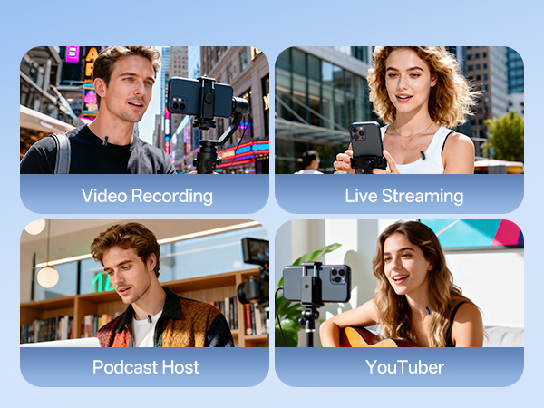 Wireless Lavalier Microphone for iPhone