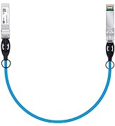 Blue SFP Cable, 10G SFP+ DAC, 0.5M, 10GBASE-CU Passive Direct Attach Copper Twinax Cable for Cisc...