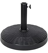 Blissun 31 lbs Heavy Duty Patio Market Umbrella Base Stand