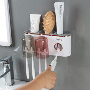 toothbrush holder wall mouted tooth brushing holder