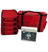 WNL Products WL120ES10, for Training Use Only 4 AED Defibrillators and Carry Bag - Practi-Trainer...