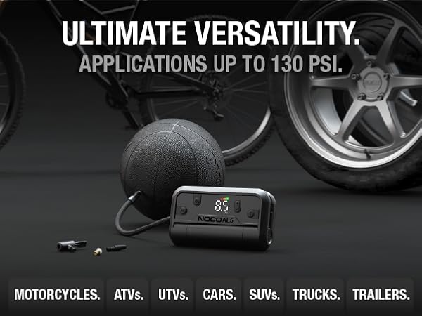 universal handheld air pump for car motorcycle atv utv lawnmower suv truck trailer bicycle bike ball