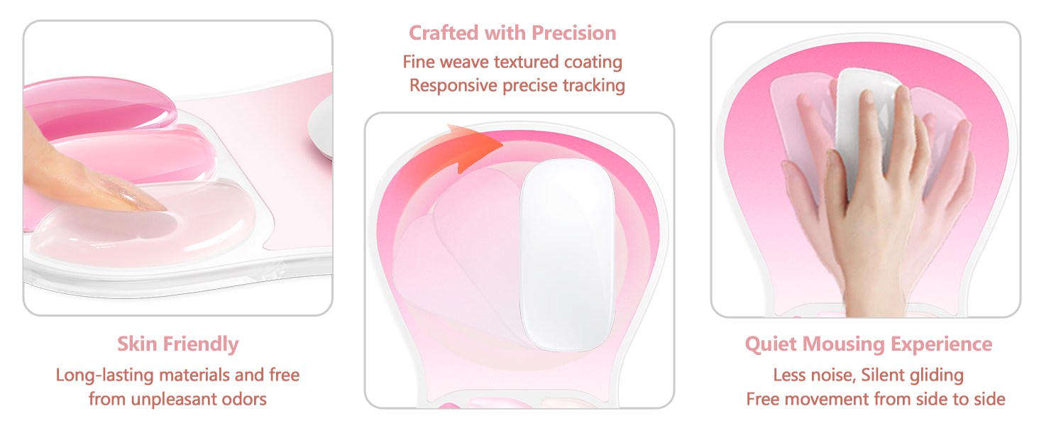 mouse pad desk essentials 3 in 1 set computer accessories desk accessories