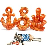 Fuufome 3 Pack Dog Chew Toys, Tough Nylon Teething Toys for Medium Large Breed Aggressive Chewers
