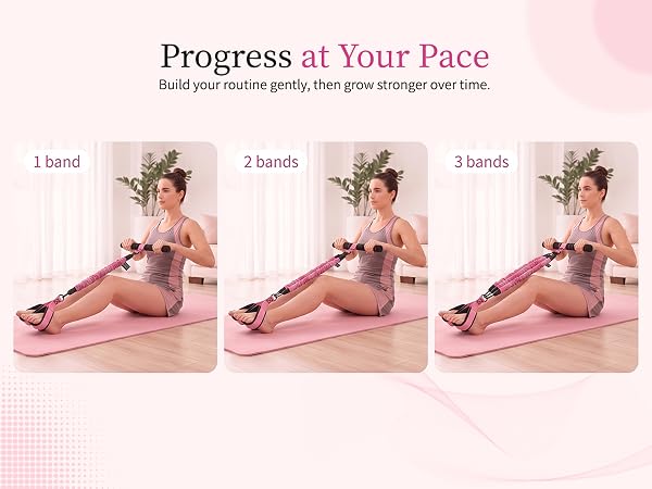 fitness resistance bands with foot pedals