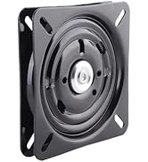 7 inch Bar Stool Swivel Plate, 360° Square Rotating Swivel Plate Chair Turntable Base Automatic R...
