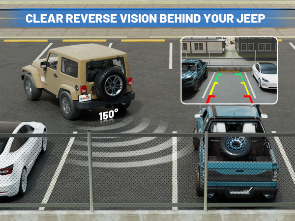Excellent Performance Rear View Camera for jeep jk 