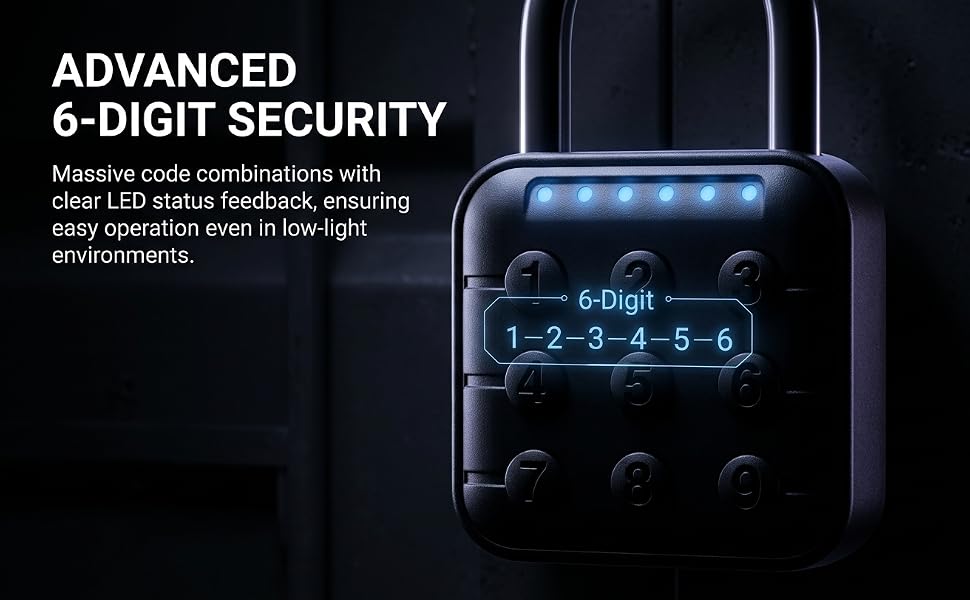 gate lock with code