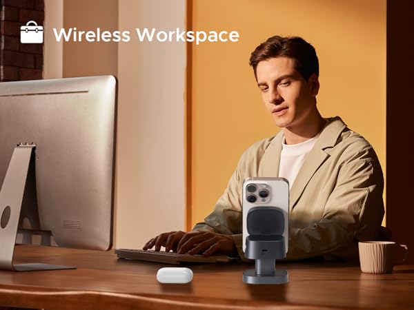 Enjoy a comfortable workspace. ByteWave apple magsafe charger 3-in-1