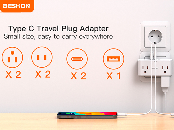  European Travel Plug Adapter