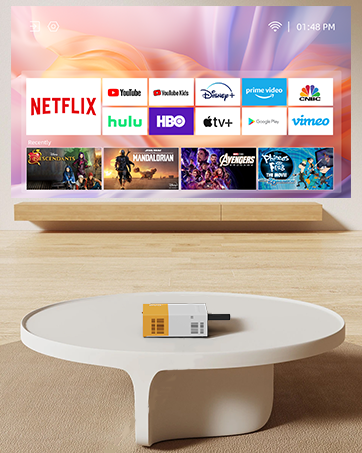 PVO mini Projector TV Stick