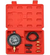 NYXOVA Vacuum and Fuel Pump Tester Gauge Kit, Gauge Leak Carburetor Pressure Diagnostics Tool Kit...