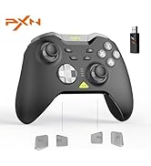 PXN P5 PC Gaming Controller, 2.4G Wireless Gaming Controller, Hall Effect Joystick, Hall Triggers...
