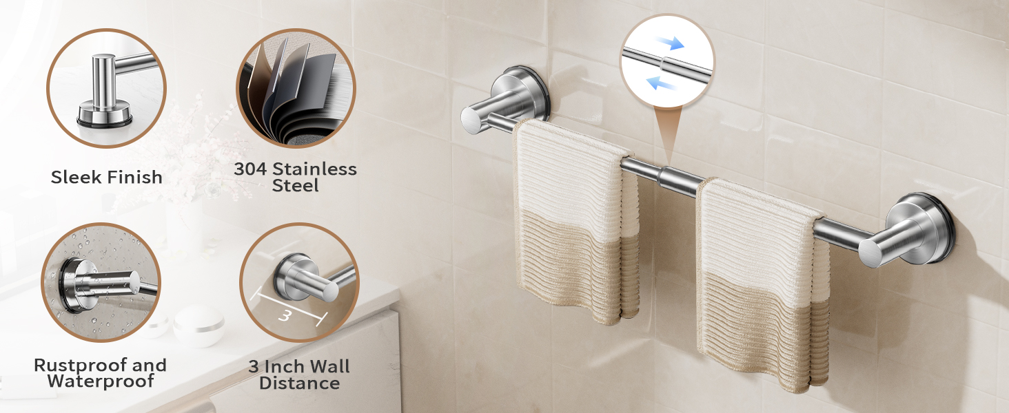 shower towel bar