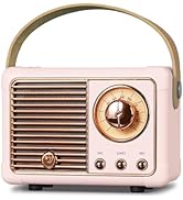 PRUNUS J-999 Retro Bluetooth Speaker,Vintage Decor,Mini Wireless Bluetooth Speaker,Cute Old Fashi...