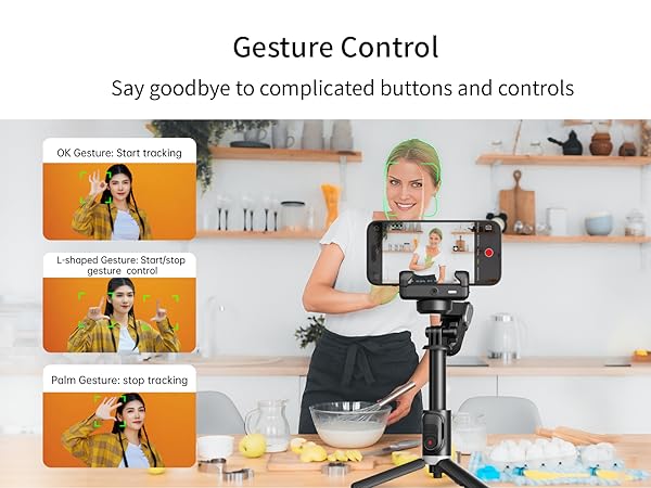 gimbal stabilizer for iphone gimbal tripod for cell phone selfie stick tripod