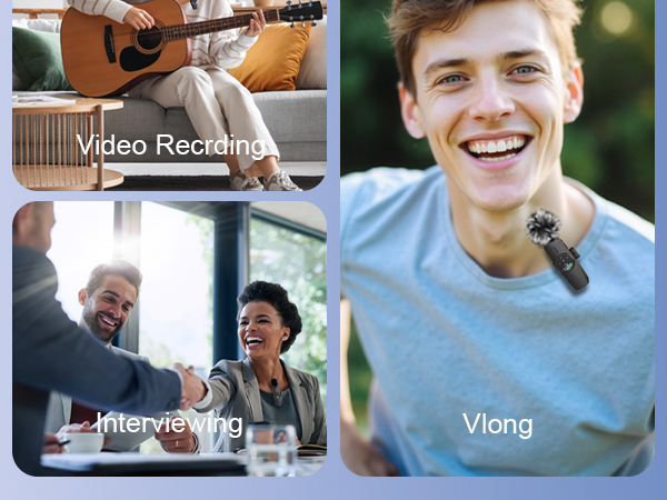 Wireless Lavalier Microphones for iPhone
