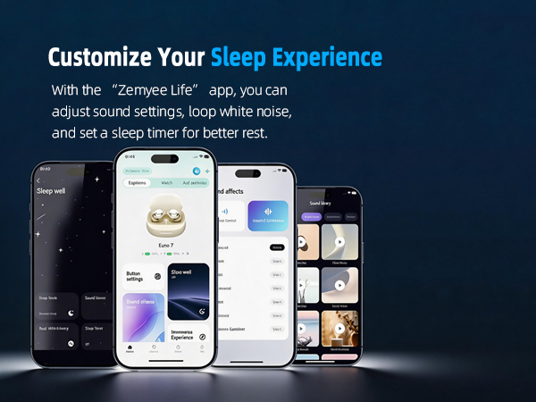 sleep earphones white noise earbuds for sleeping noise cancelling sleep headphones sleep