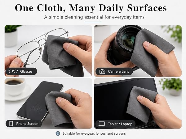 eye glasses cleaner cloth