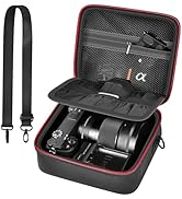 Camera Case for Sony Alpha ZV-E10 Alpha a6400/ a6700/ a6100/ a6000/ a6600/ a6500 Mirrorless Digit...