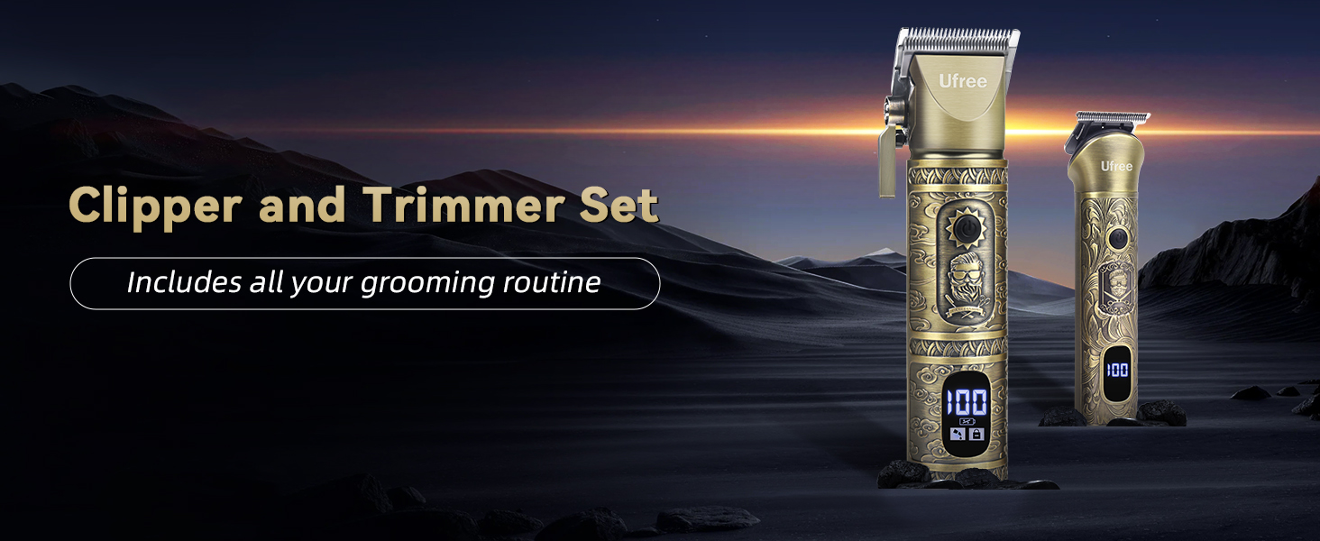 ufree clippers and trimmers set