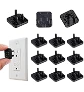 MECCANIXITY 12 Pack Outlet Covers Proofing, Electrical Safety Plug Covers Outlets Socket Proof Ca...