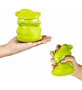 Luckana Mini Green Monster Slow Rising Squishys Toys, Stress Relief Gift for Kids &amp; Adults