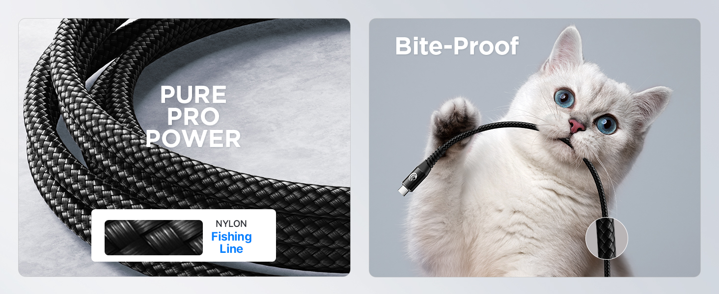 USBC to USBC 100W [6ft/3Pack] USB C to USB C Fast Charging Cable Braided C to C Charger Cord 