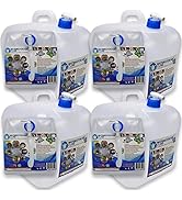 WaterStorageCube BPA Free Collapsible Water Container with Spigot, Camping Water Storage Carrier ...