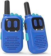 Holiky Walkie Talkies for Kids with Dinosaurs Silicone Sleeve, Toys for 3-7 Year Old Boys Girls, ...