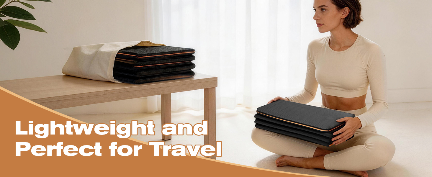 foldable yoga mat for travel