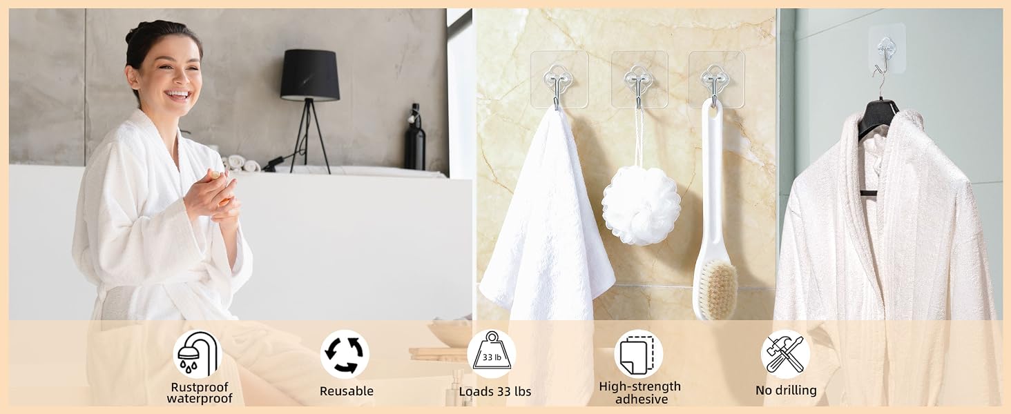 adhesive hooks for hanging