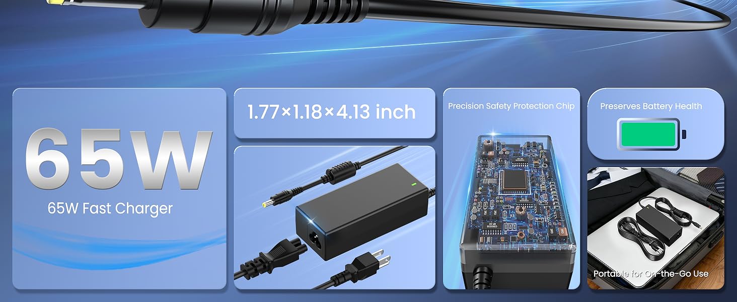 65W laptop charger