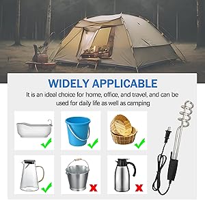 portable immersion water heater