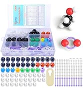MATIFANER Chemistry Molecular Model Kit (136 Pcs) for Student and Teacher,Organic and Inorganic C...