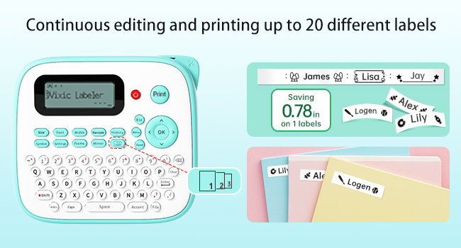 D210S label maker machine save tape