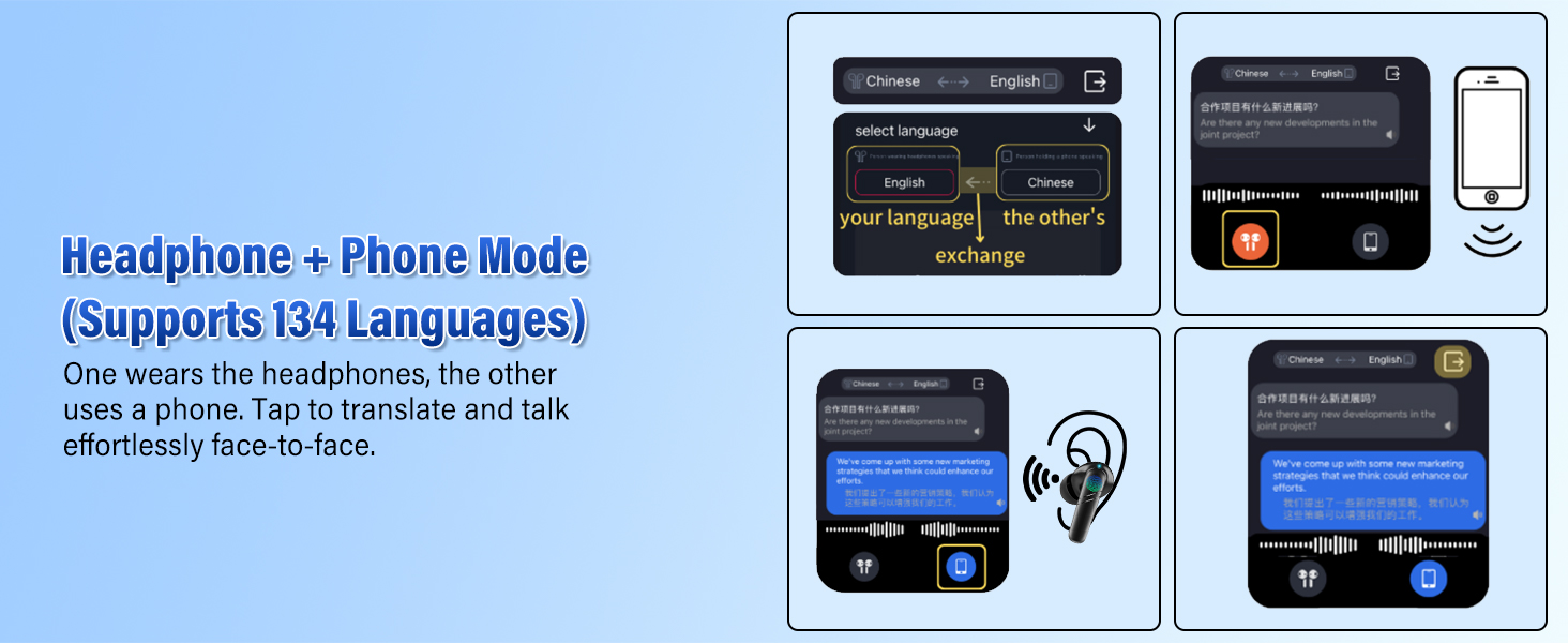 traductor auriculares traductores de idiomas translating earbuds real time translation headphones