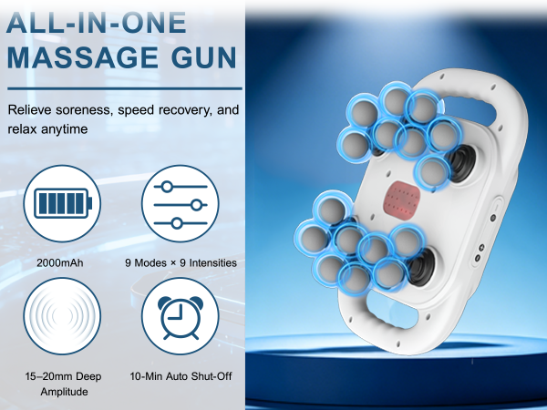 16 head massage gun