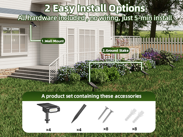 solar spot lights outdoor